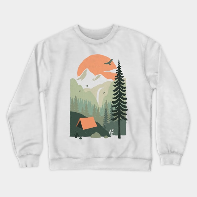 Campgrounds Crewneck Sweatshirt by WildOak